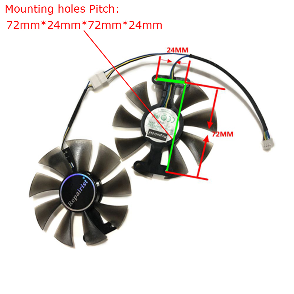 2Pcs/Set,GA91S2H,Video Card Fa - Rx 580 8Gb 2048Sp Gpu ulasan dan harga